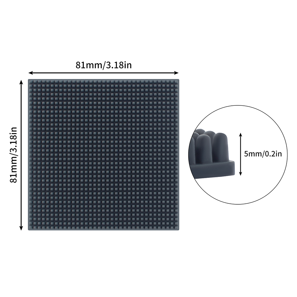 NEWEST DIY 81*81*5mm Silicone  - Aluminium Profile 2020 ulasan dan harga
