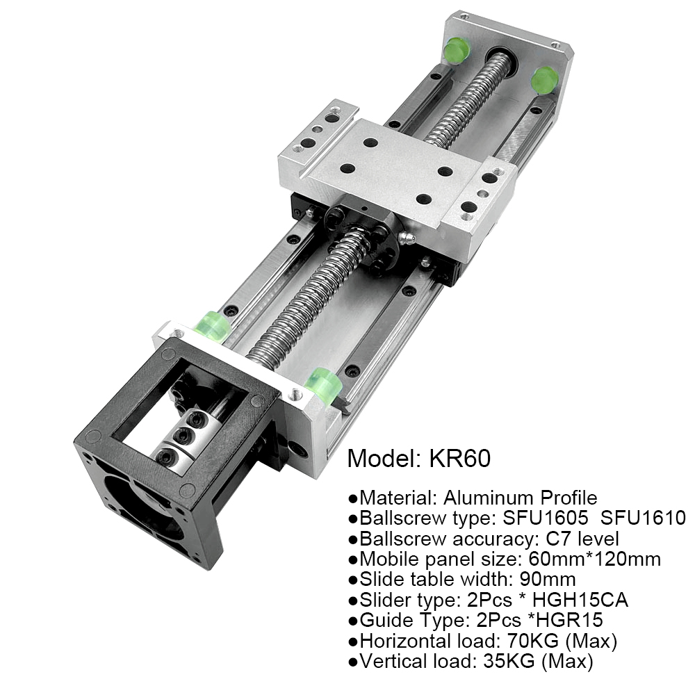 Sliding Table Ball Screw SFU16 - Nema23 Stepper ulasan dan harga