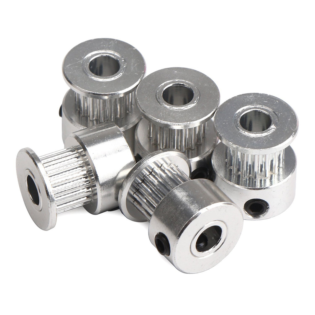 5Pcs Aluminum Gt2 Pulleys 20 T - Gt2 Belt ulasan dan harga