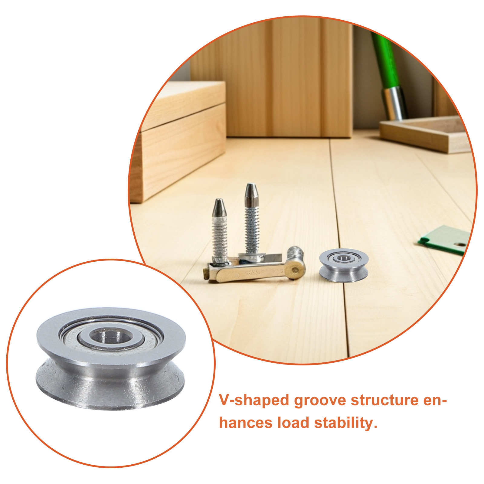 20Pcs V-Groove Bearing Pulley  - Linear Rail ulasan dan harga