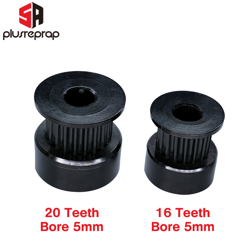2/5 PCS GT2 16/20 Teeth Black  - Gt2 Belt ulasan dan harga