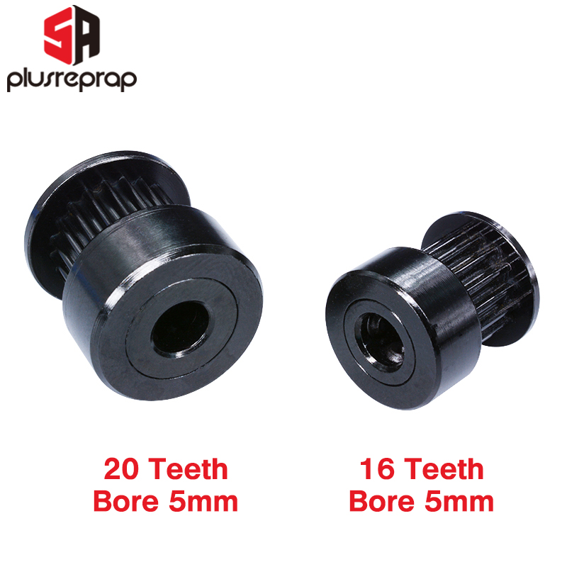 2/5 PCS GT2 16/20 Teeth Black  - Gt2 Belt ulasan dan harga