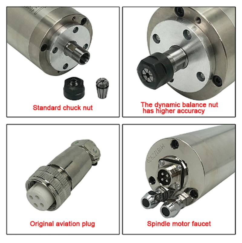 65X195-800W-ER11-220V CNC Wate - Water Cooled Spindle ulasan dan harga