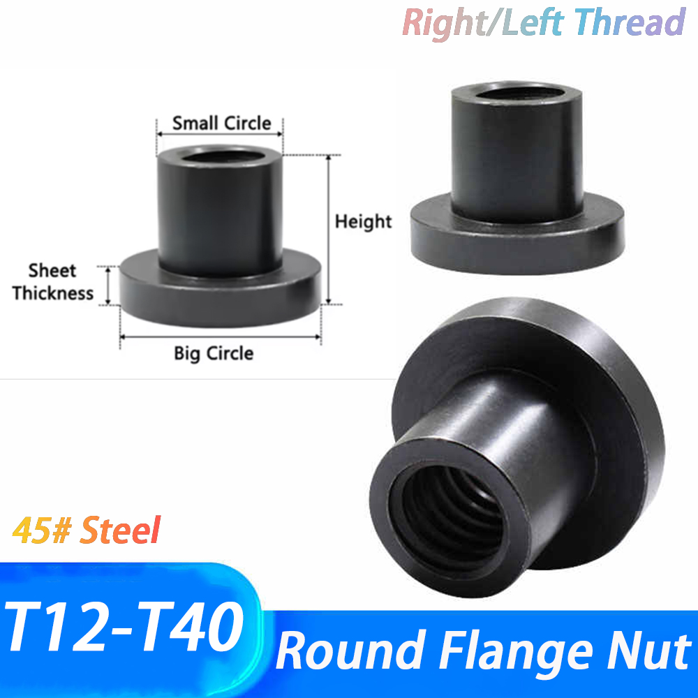 1pcs Nut Pitch 3-8mm 45# Steel - Lead Screw 8Mm ulasan dan harga