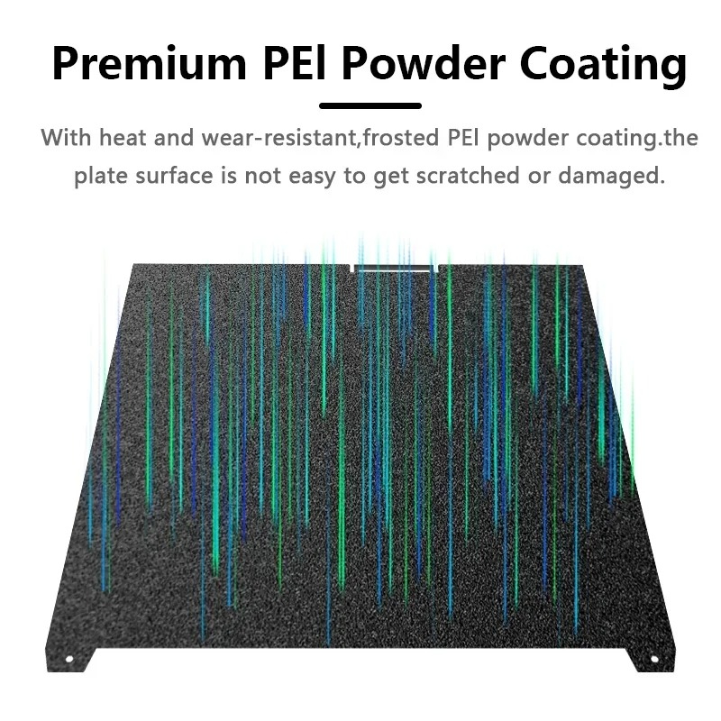 370x370mm Black Frosted PEI Bu - Aluminium Profile 2020 ulasan dan harga